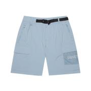 Duvetica Stretch Cordura Logo Print Shorts Gray, Herr