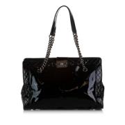 Chanel Vintage Pre-owned Laeder totevskor Black, Dam