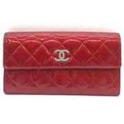 Chanel Vintage Pre-owned Laeder plnbcker Red, Dam