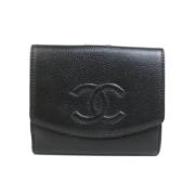 Chanel Vintage Pre-owned Laeder plnbcker Black, Dam