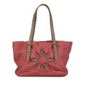 Bottega Veneta Vintage Pre-owned Laeder totevskor Pink, Dam