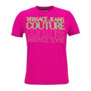 Versace Jeans Couture Snygga T-shirts och Polos Pink, Dam