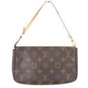 Louis Vuitton Vintage Pre-owned Canvas kuvertvskor Brown, Dam