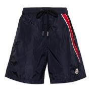 Moncler Marinblå Randig Boxershorts Blue, Herr