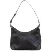 Louis Vuitton Vintage Pre-owned Canvas axelremsvskor Black, Dam