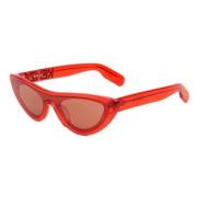 Kenzo Röda Acetat Solglasögon för Kvinnor Red, Dam