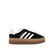 Adidas Originals Retro Gazelle Bold Suede Sneakers Black, Dam