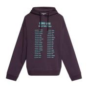 Versace Jeans Couture Sweatshirt med logotyp Purple, Herr