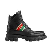 Gucci Svart Interlooking Man Boot Ny Black, Herr