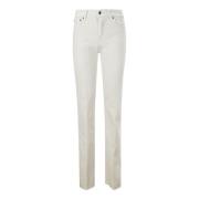 Haikure Beige Bootcut Jeans Dragkedja Stängning 5 Fickor Beige, Dam