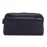 Louis Vuitton Vintage Pre-owned Tyg crossbodyvskor Black, Dam