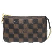 Louis Vuitton Vintage Pre-owned Tyg louis-vuitton-vskor Brown, Dam