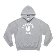 A Bathing APE Begränsad Upplaga Klassisk College Hoodie Gray, Herr