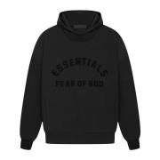 Fear Of God Svart Essential Hoodie Begränsad Upplaga Black, Herr