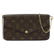 Louis Vuitton Vintage Pre-owned Tyg louis-vuitton-vskor Brown, Dam