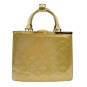 Louis Vuitton Vintage Pre-owned Laeder handvskor Yellow, Dam