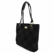 Chanel Vintage Pre-owned Tyg chanel-vskor Black, Dam