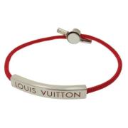 Louis Vuitton Vintage Pre-owned Tyg armband Red, Dam