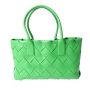 Bottega Veneta Vintage Pre-owned Tyg totevskor Green, Dam