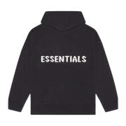 Fear Of God Mörk Svart Hoodie Essentials Begränsad Upplaga Black, Herr