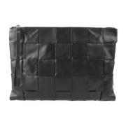 Bottega Veneta Vintage Pre-owned Canvas necessrer Black, Dam