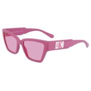 Calvin Klein Matte Pink Solglasögon Ckj23624S 33E Pink, Unisex