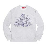 Evisu Broderad Dice Crewneck Tröja Gray, Herr