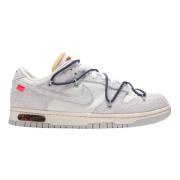 Nike Begränsad Upplaga Off-White Dunk Low Lot 18 White, Herr