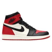 Nike Retro High OG Bred Toe Red, Herr