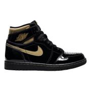 Nike Svart Guld Hög Retro Begränsad Upplaga Black, Herr