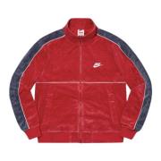 Nike Röd Velour Track Jacket Limited Edition Red, Herr