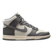 Nike Vintage Two Tone Grey High Top Gray, Dam