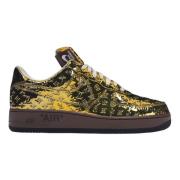 Nike Begränsad upplaga Metallic Gold Air Force 1 Low Multicolor, Herr