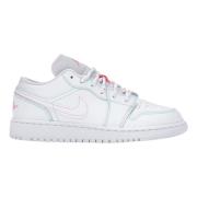 Nike Begränsad upplaga Air Jordan 1 Low White, Dam