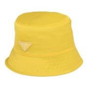 Prada Begränsad upplaga Ananas Gul Bucket Hat Yellow, Dam