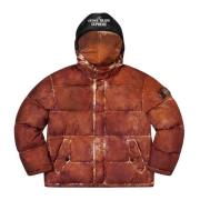 Stone Island Begränsad upplaga Camo Dunjacka Korall Red, Herr