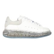 Alexander McQueen Begränsad upplaga Vit Splatter Blå Sneaker White, He...