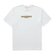 Supreme Klassisk Bomull T-shirt Vit White, Herr