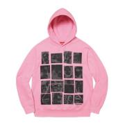 Supreme Rosa Grid Hoodie Limited Edition Pink, Herr