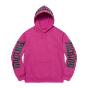 Supreme Begränsad upplaga Ambigram Hoodie Hallon Pink, Herr