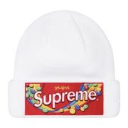 Supreme Begränsad upplaga Skittles Beanie Vit White, Unisex