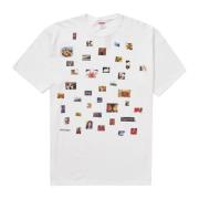 Supreme Klassisk Bomull Grafisk Tee Vit White, Herr