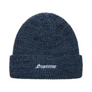 Supreme Begränsad Upplaga Twisted Beanie Blå Blue, Unisex