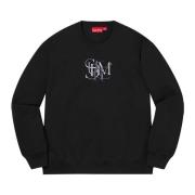 Supreme Begränsad Upplaga Svart Crewneck Black, Herr