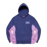 Supreme Bleached Hooded Sweatshirt Dark Royal Blue, Herr