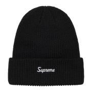 Supreme Begränsad Upplaga Löst Mått Beanie Svart Black, Herr