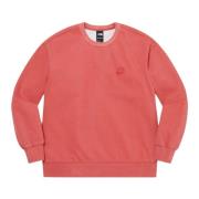 Supreme Begränsad upplaga Pigmenttryckt Crewneck Röd Red, Herr