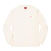 Supreme Begränsad Upplaga Liten Box Långärmad Tee Beige, Herr