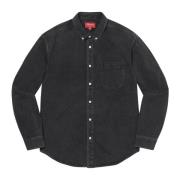 Supreme Begränsad Upplaga Denim Skjorta Svart Black, Herr