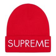Supreme Röd Capital Beanie Limited Edition Red, Unisex